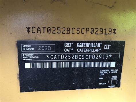 Caterpillar® 252B Parts 